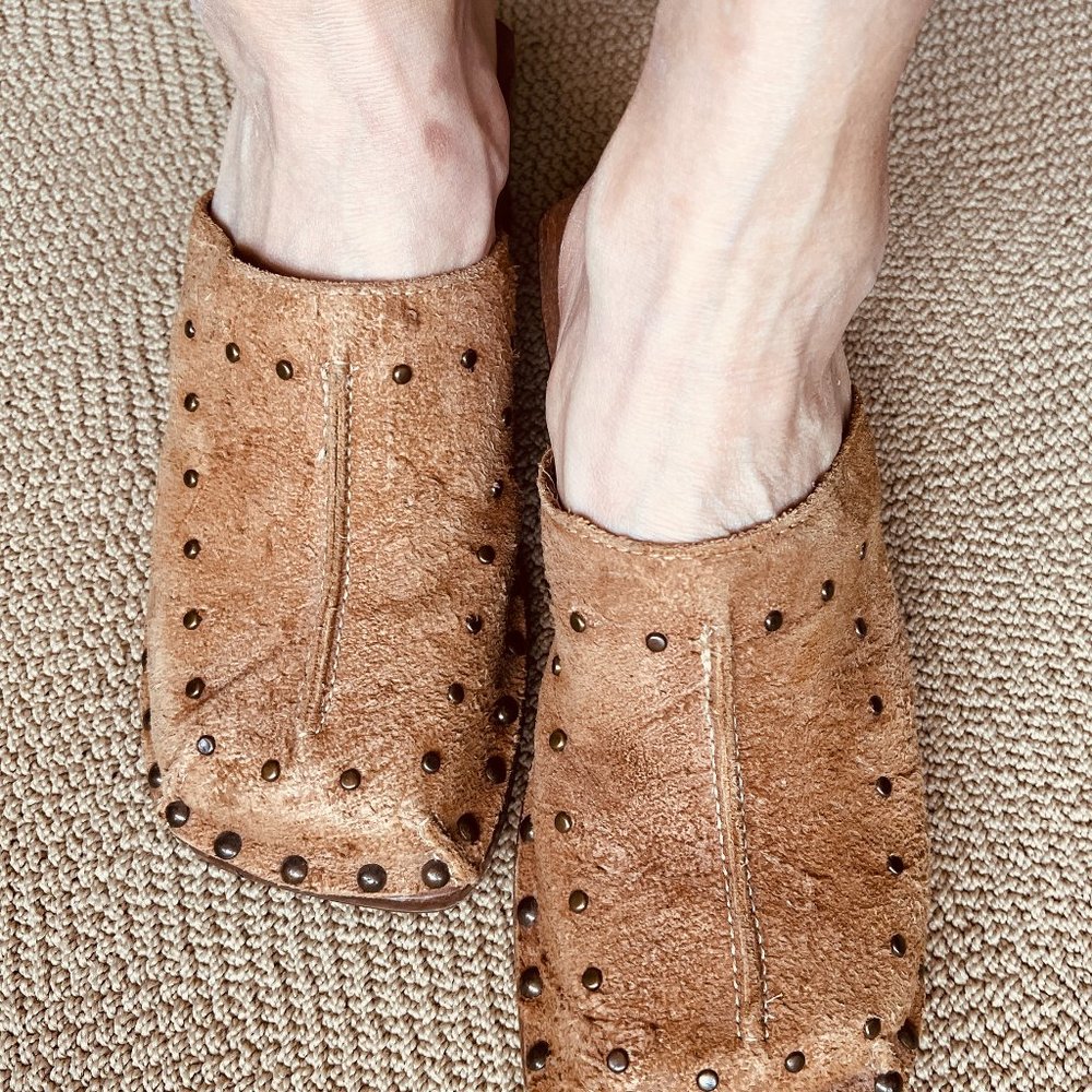 KOLOSH SUEDE MULES/CLOGS/SANDALS